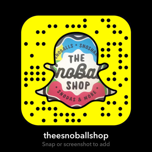 The SnoBall Shop Snapchat Photo